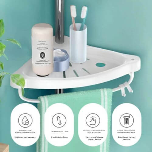 CleanNest™ – Schlankes Duschregal für perfekte Badorganisation [Letzte Chance – Rabatt!]