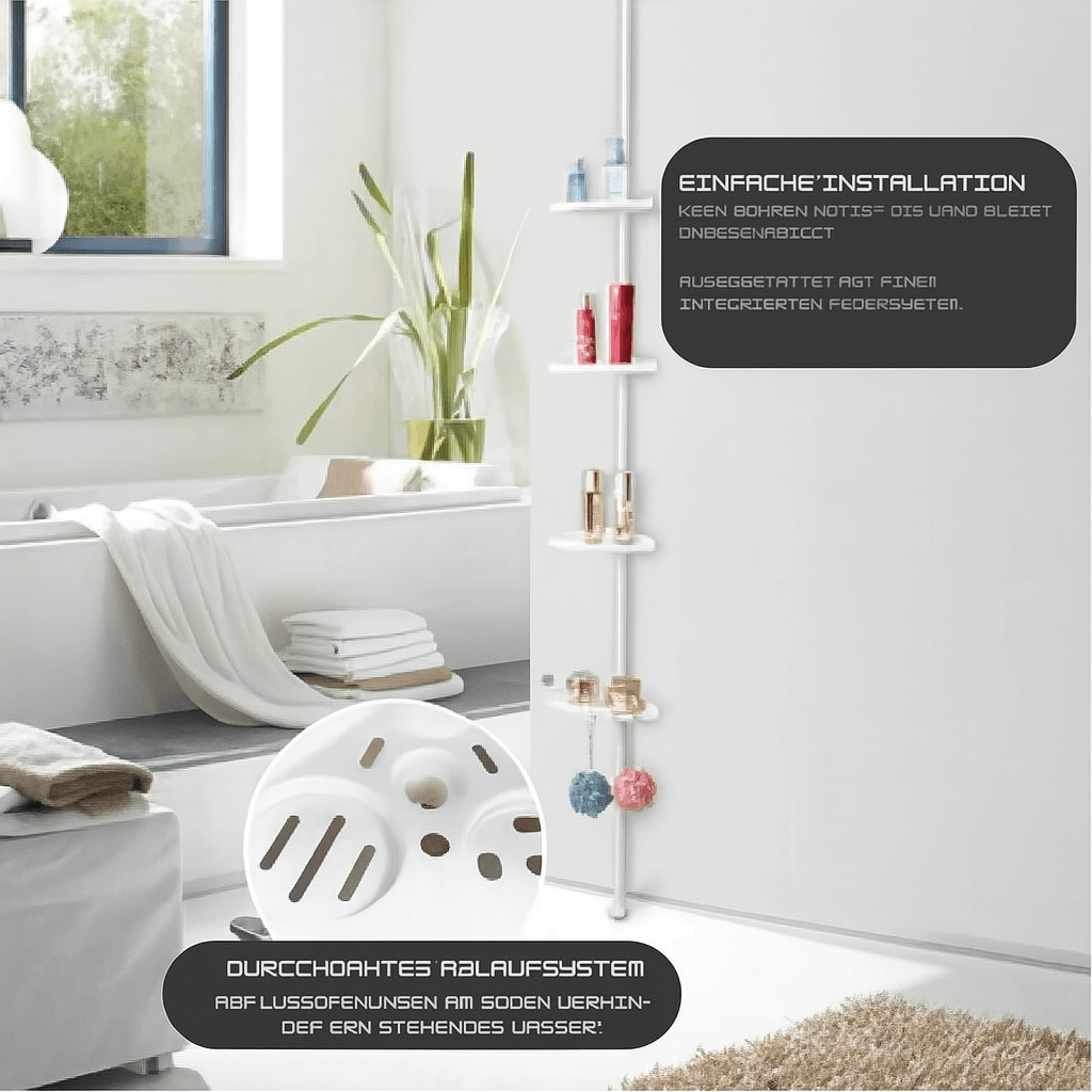 CleanNest™ – Schlankes Duschregal für perfekte Badorganisation [Letzte Chance – Rabatt!]