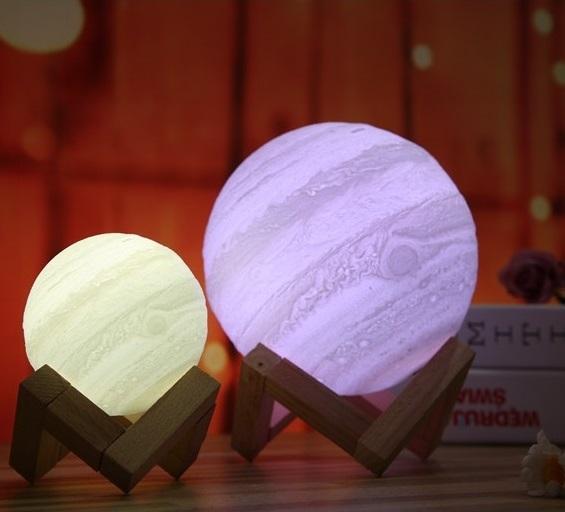 Jupiter (farbiges) Nachtlicht | Beleuchtung - Science Factory
