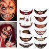 ZombieZaps™ Halloween Lustige Tattoo Sticker Set mit 12 Stück | 6+6 GRATIS