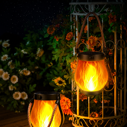 SolarFlame™ | Solarlaterne mit realistischem Flammeneffekt - Science Factory DE