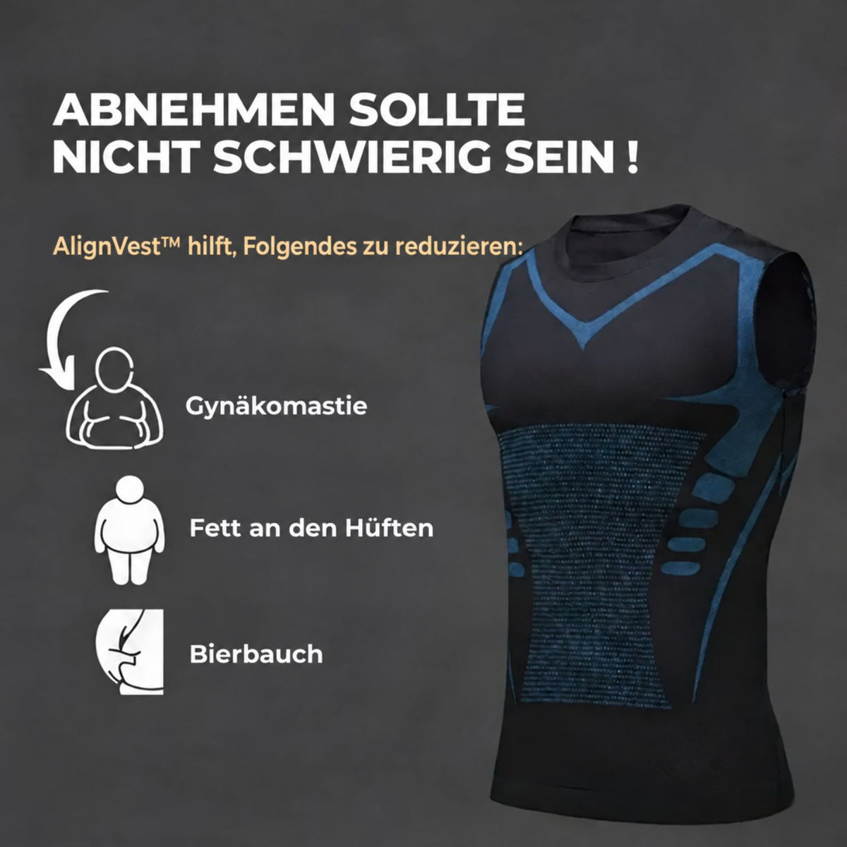 AlignVest™ | Verabschieden Sie sich von schlechter Haltung und unerwünschten Rundungen.