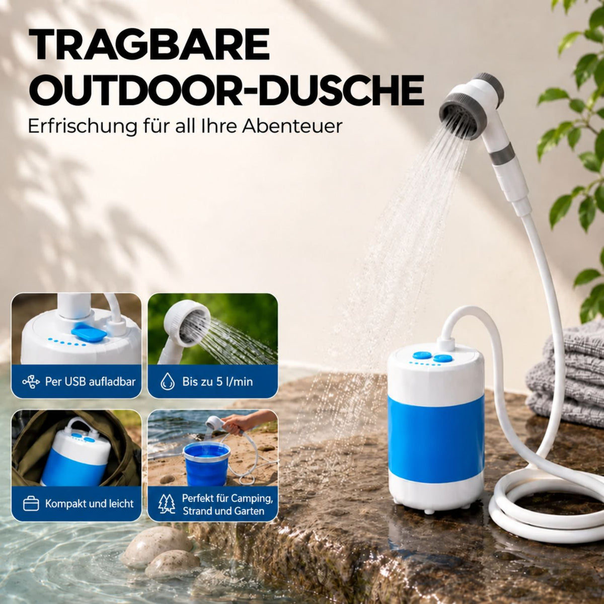 AquaJet™ | Kit complet avec tuyau et embouts