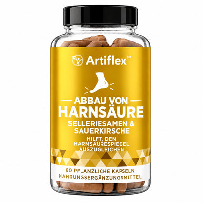Artiflex™ | Lösen Sie Harnsäurekristalle auf und gewinnen Sie Ihre Bewegungsfreiheit in nur 48 Stunden zurück. - Science Factory DE