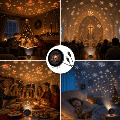 StarryMagic™ | HD-Weihnachtsprojektor mit zauberhaften Lichteffekten 🎄🌟