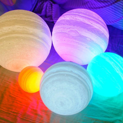 Jupiter (farbiges) Nachtlicht | Beleuchtung - Science Factory