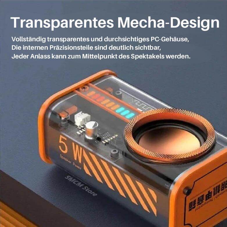 BeatMaster™ - Transparenter Lautsprecher