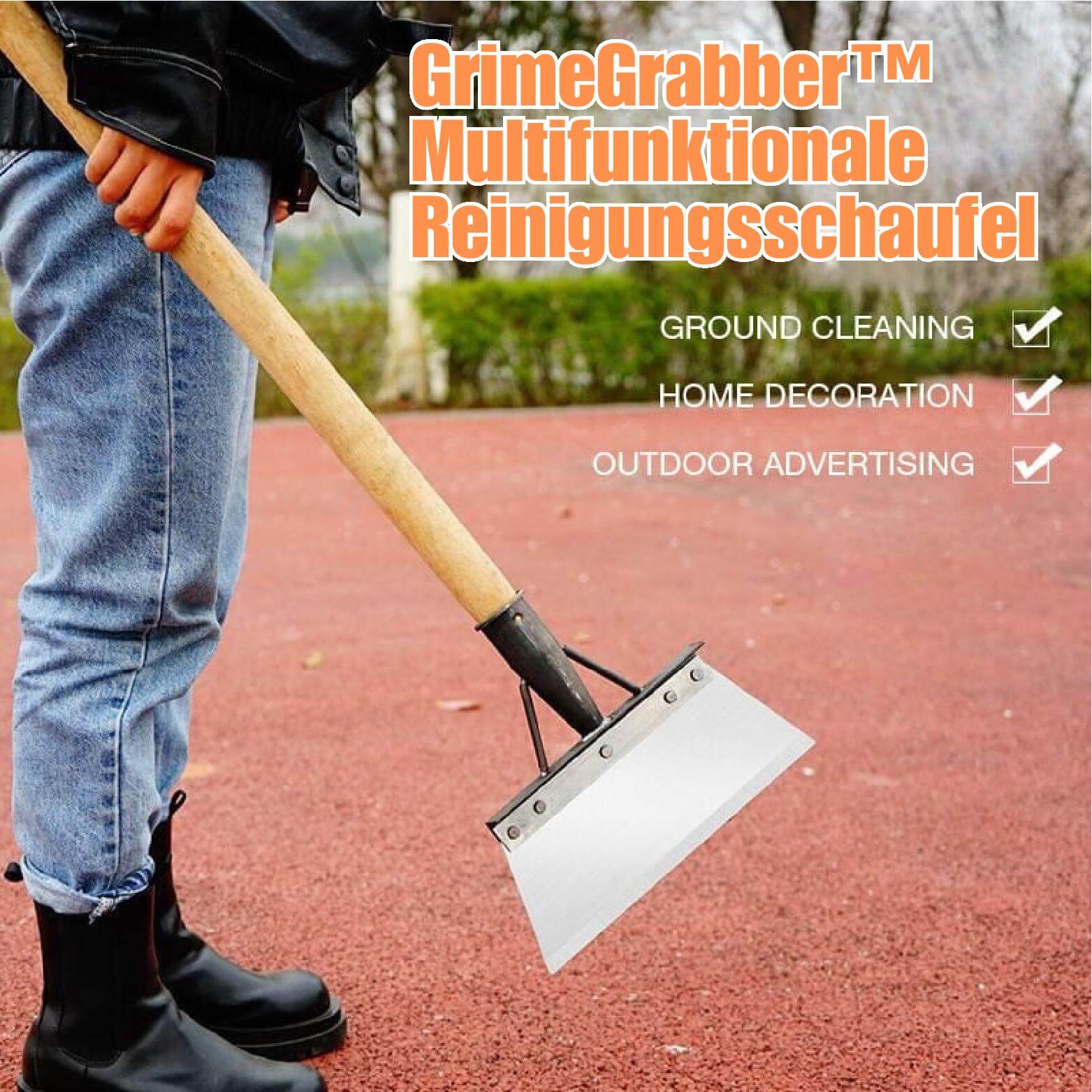 GrimeGrabber™ – Multifunktionale Reinigungsschaufel