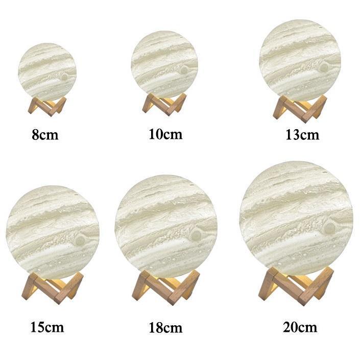 Jupiter (farbiges) Nachtlicht | Beleuchtung - Science Factory