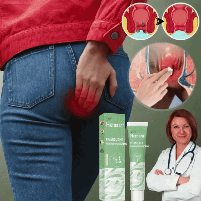 HemoraCare™ | Pflanzliche Hämorrhoidencreme | Lindert 99 % der Hämorrhoiden bereits nach der ersten Anwendung - Science Factory DE