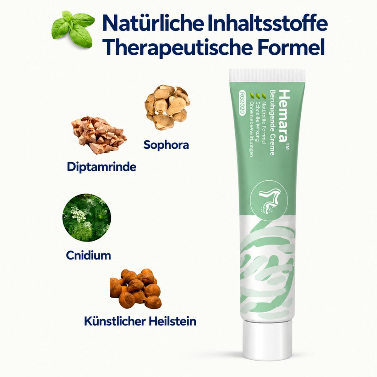 HemoraCare™ | Pflanzliche Hämorrhoidencreme | Lindert 99 % der Hämorrhoiden bereits nach der ersten Anwendung - Science Factory DE