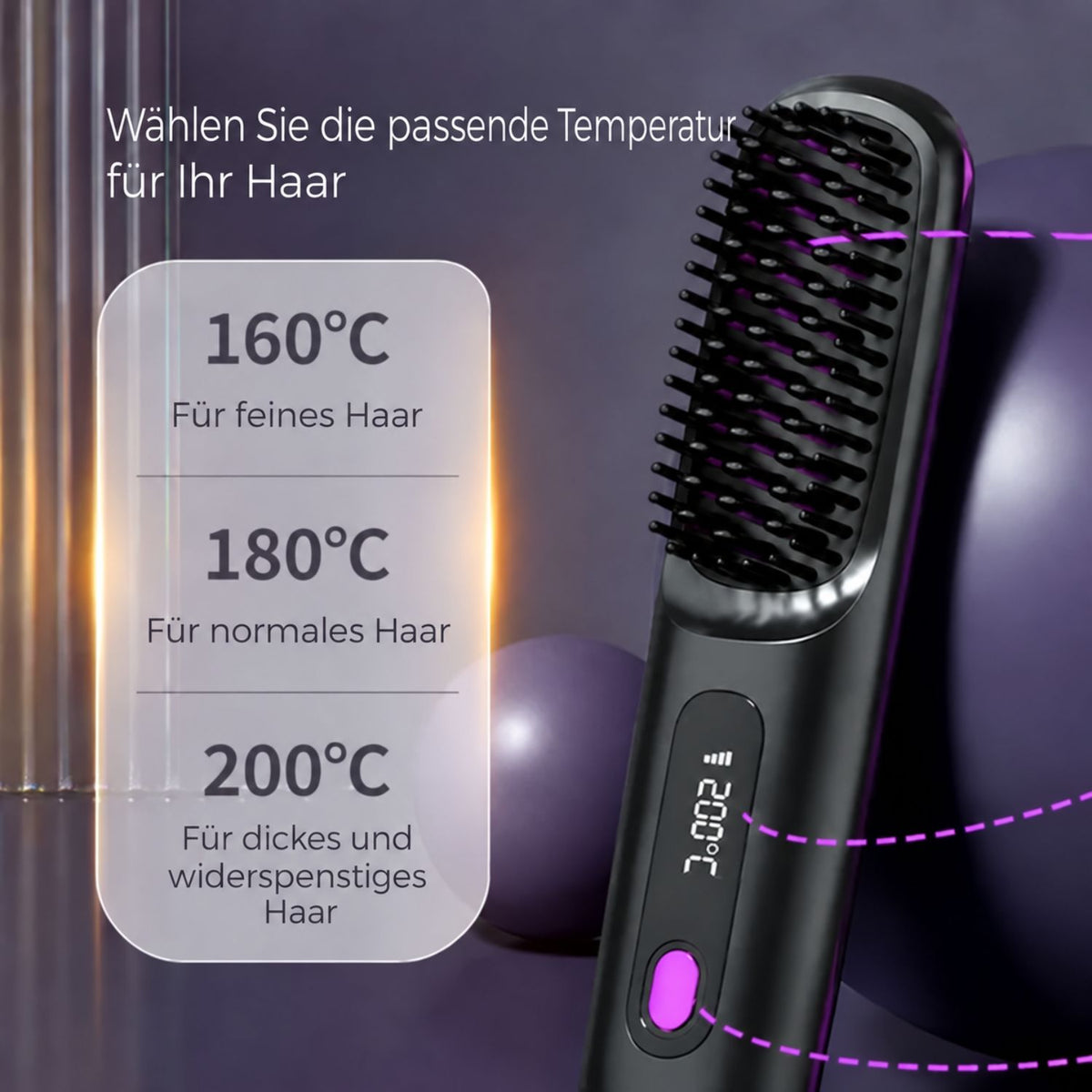 PixieBrush™ | Stylen Sie Ihr kurzes Haar ganz einfach