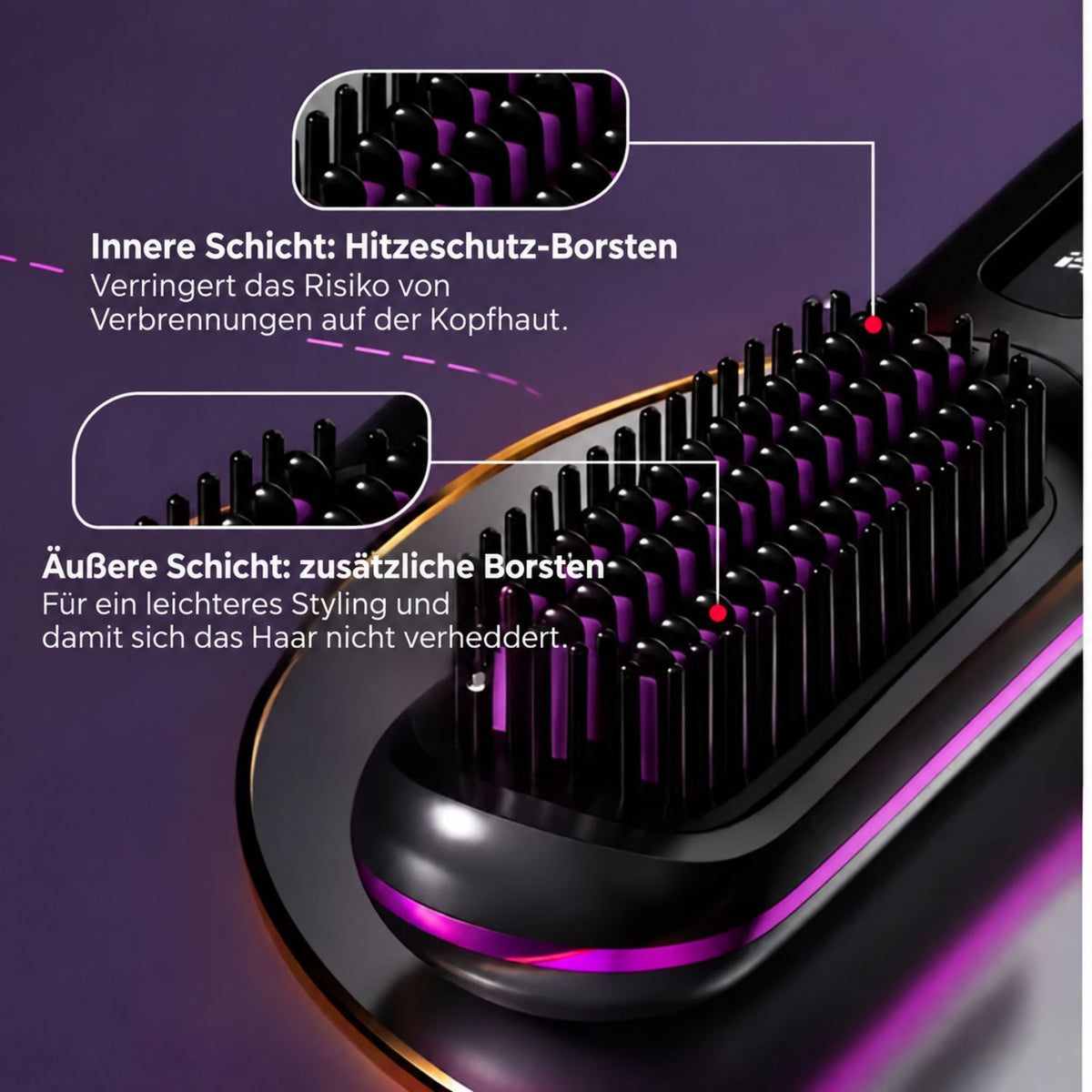 PixieBrush™ | Stylen Sie Ihr kurzes Haar ganz einfach