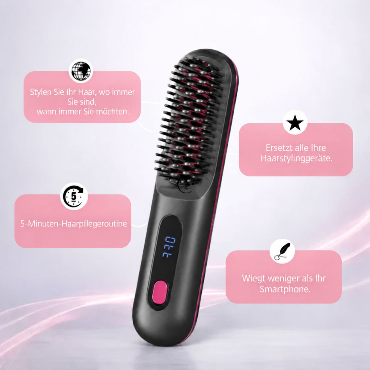 PixieBrush™ | Stylen Sie Ihr kurzes Haar ganz einfach