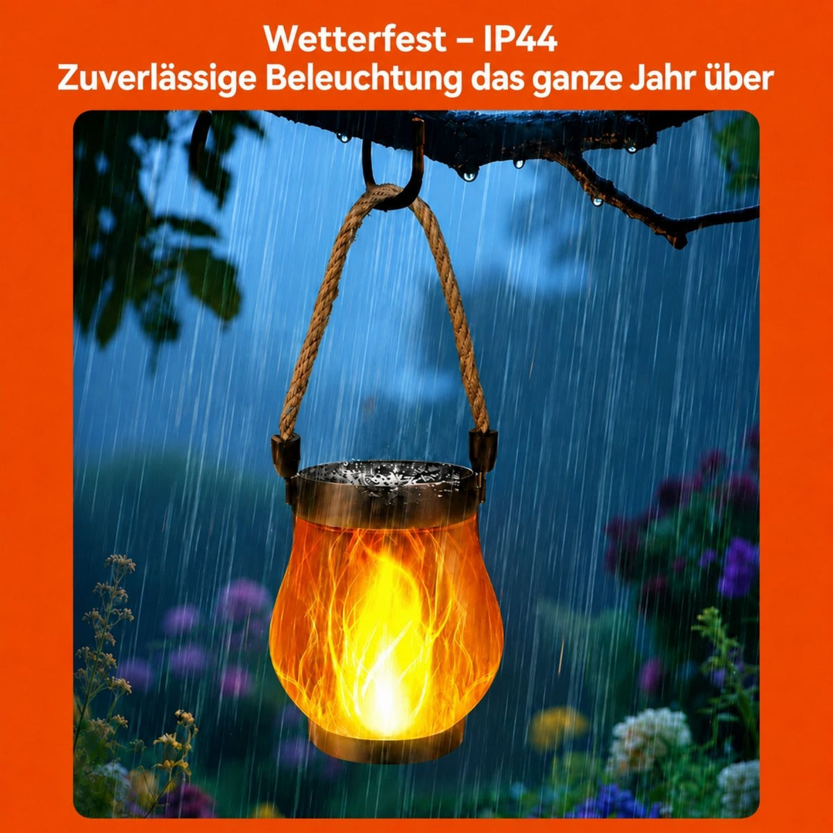 SolarFlame™ | Solarlaterne mit realistischem Flammeneffekt - Science Factory DE
