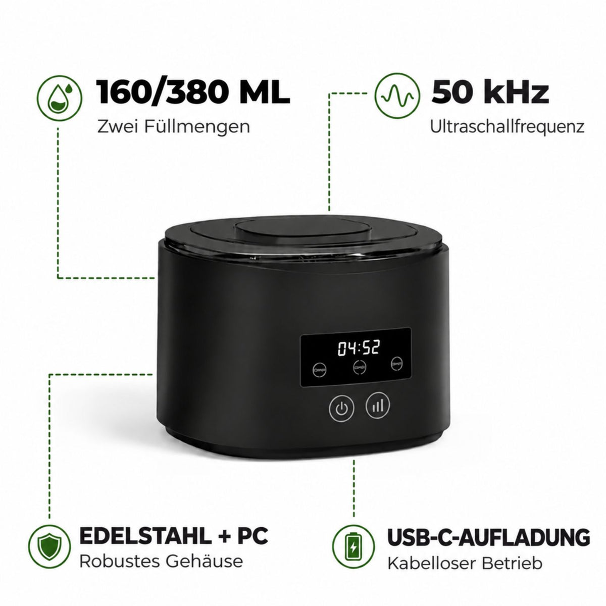 UltraClean™ | Reinigt Ihre Zahnschiene in nur 5 Minuten gründlich