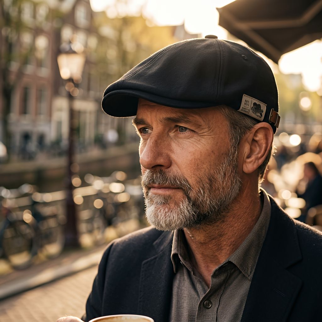 Monarch Beret™ | Style Masculin Intemporel avec Coupe Moderne
