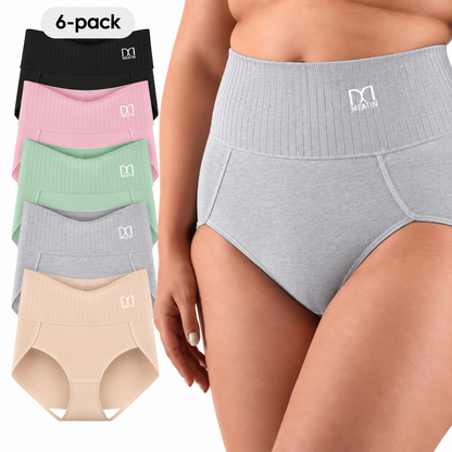 MiraForm™ 6er-Pack High-Waist-Slips – Bequem & Formend