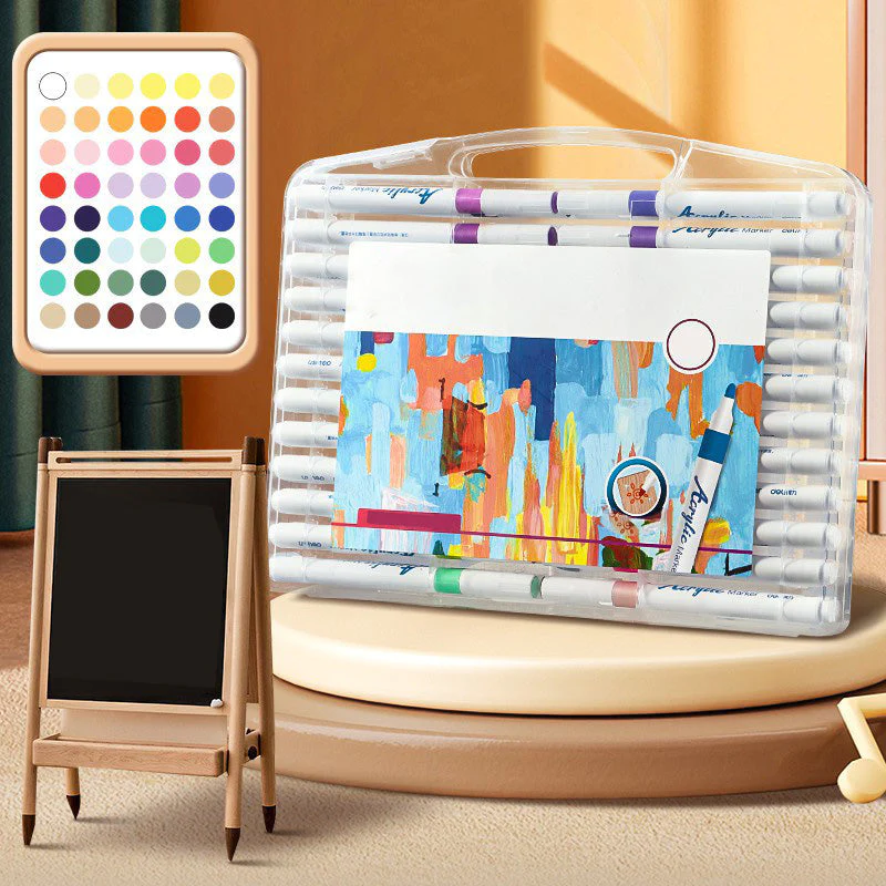 AcryliGlow™ | Acrylmarker-Set mit 24 Farben