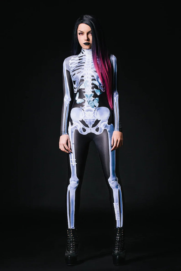 SpookSkin™ Skelett Ganzkörper-Bodysuit