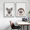 Igel und Koala | Canvas Art - Science Factory