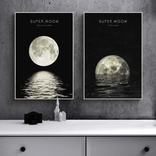 Supermond | Canvas Art - Science Factory