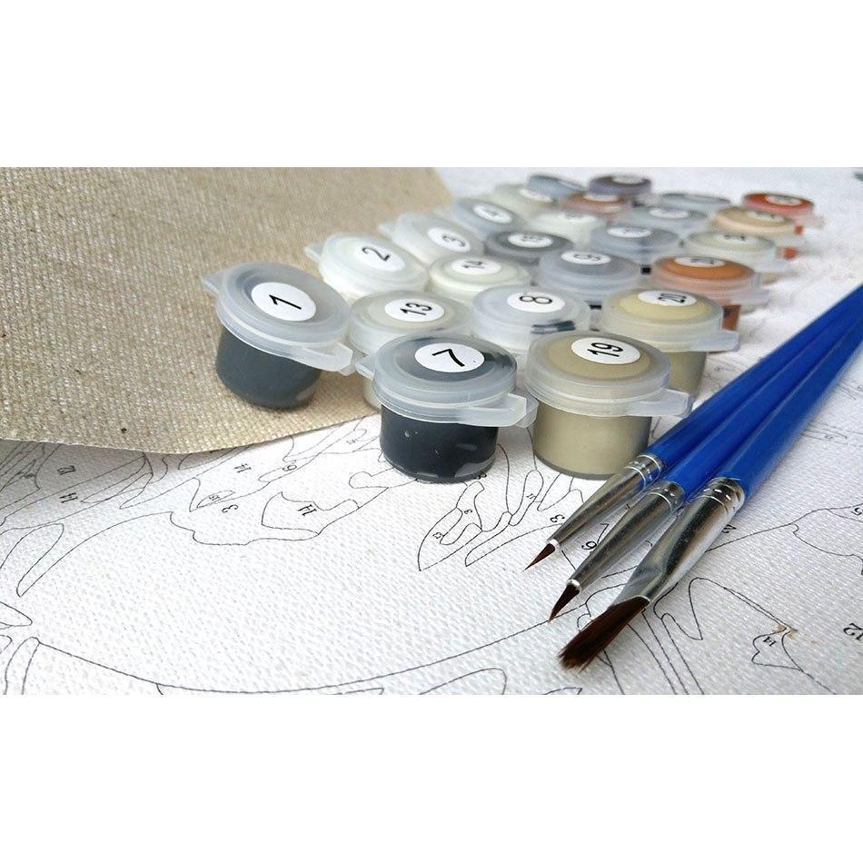 Liebespaar im Regen | Number Painting (NEU) - Science Factory