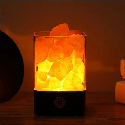Himalaya (farbige) Kristallsalzlampe | Beleuchtung - Science Factory