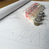Schleichender Leopard | Number Painting - Science Factory