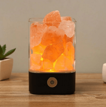 Himalaya (farbige) Kristallsalzlampe | Beleuchtung - Science Factory