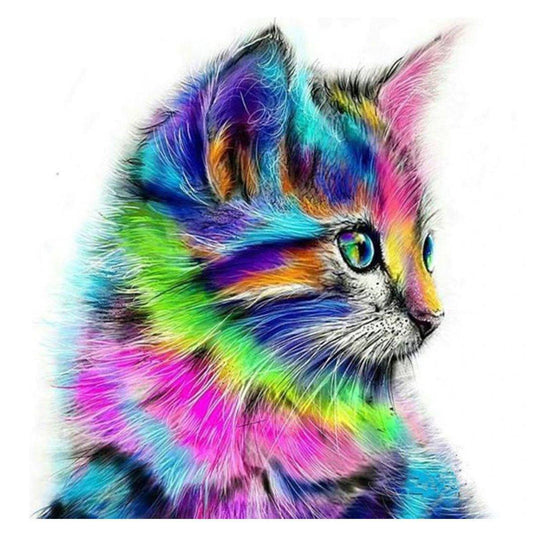 Bunte Katze | Number Painting - Science Factory