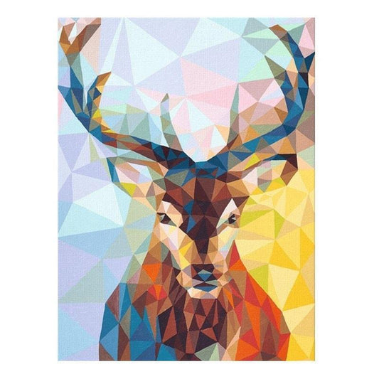 Mosaik Hirsch | Number Painting (NEU) - Science Factory