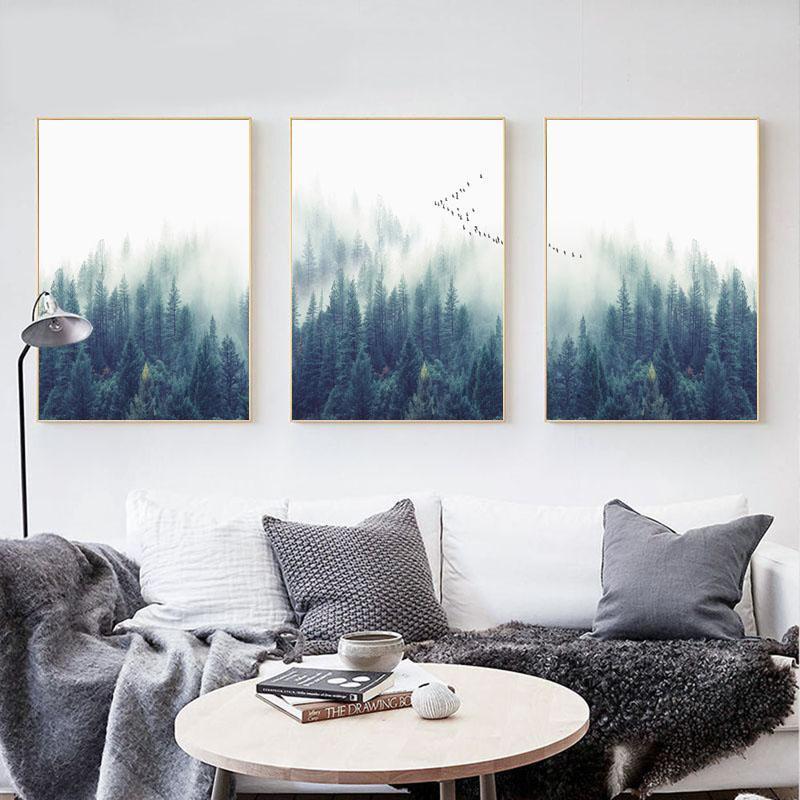 Nordische Wälder | Canvas Art - Science Factory