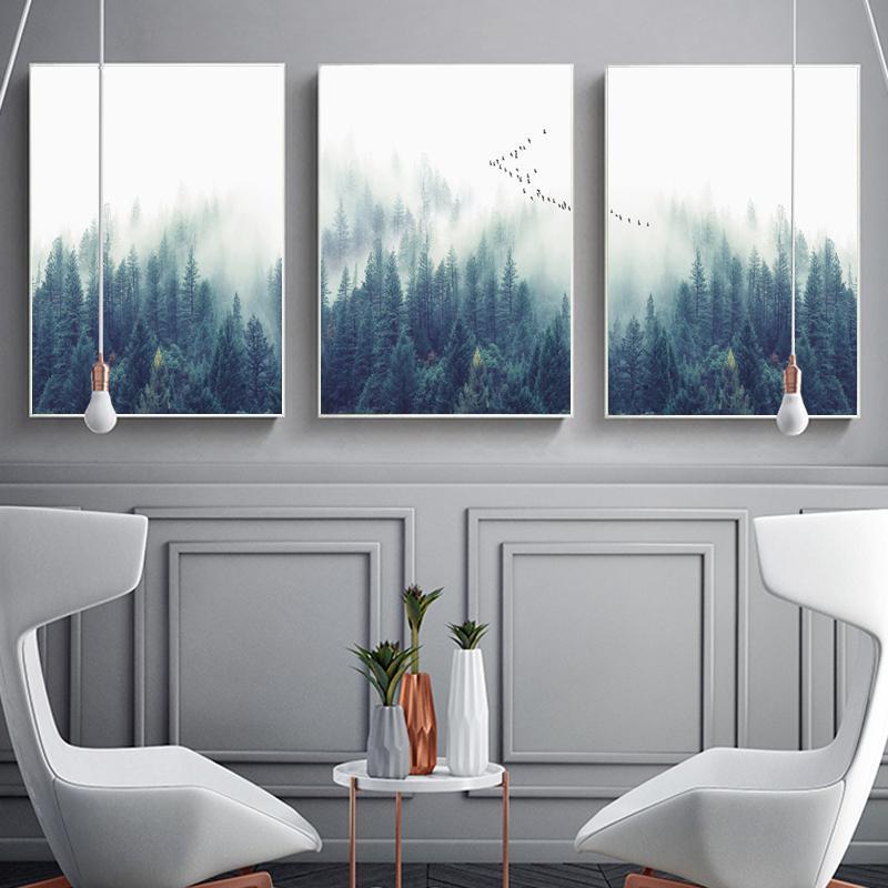 Nordische Wälder | Canvas Art - Science Factory