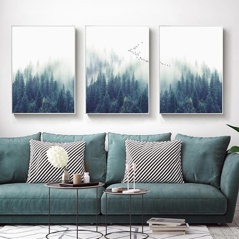 Nordische Wälder | Canvas Art - Science Factory