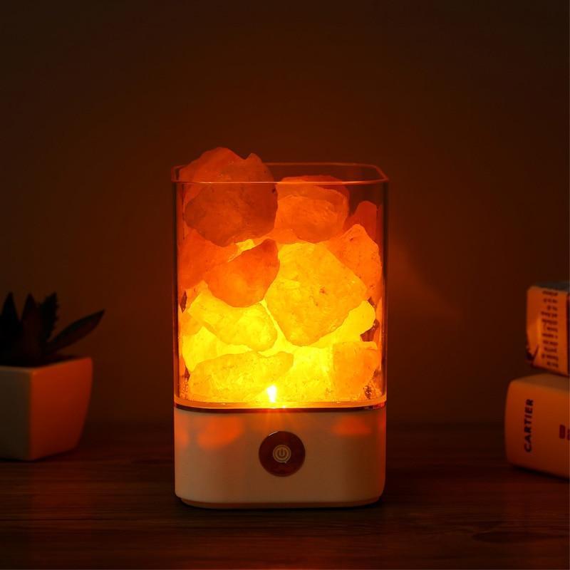 Himalaya (farbige) Kristallsalzlampe | Beleuchtung - Science Factory