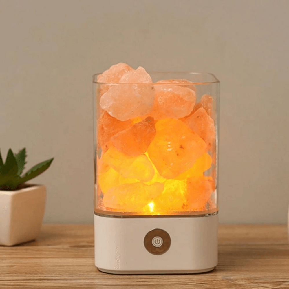 Himalaya (farbige) Kristallsalzlampe | Beleuchtung - Science Factory